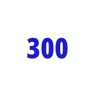 300